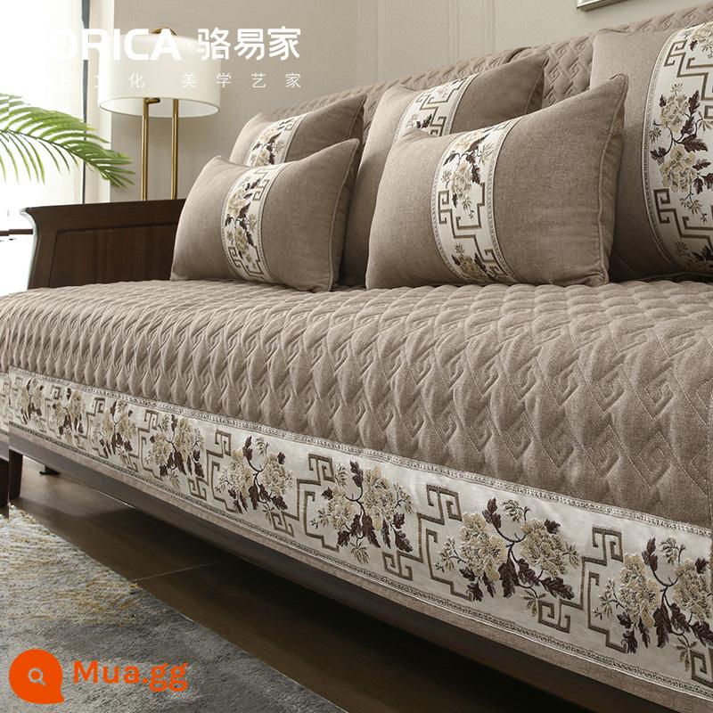 Trung Quốc Mới Sofa Đệm Bốn Mùa Đa Năng Năm Mới Lễ Hội Trung Quốc Đệm Cưới Bao Mùa Đông Đỏ Đệm Gỗ - Vẻ Đẹp Quốc Gia-Cà Phê Nhẹ