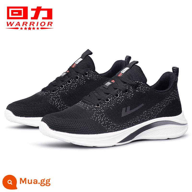 Kéo Lưng Nam Giày Lưới Nam Mùa Hè 2023 Mới Giày Lưới Thoáng Khí Nam Giày Đen Giày Sneakers - 1015 đôi lưới đen, chọn theo size bạn thường mặc