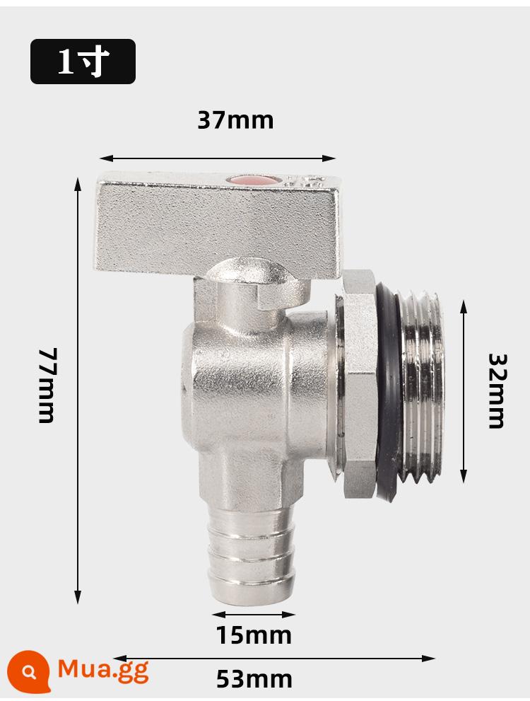 Bộ tách nước sưởi ấm sàn lưu lượng lớn van xả nước thoát nước thải van nước thải bộ tản nhiệt 6 phút 1 inch hiện vật xả nước hoàn toàn bằng đồng - 1 inch - thế hệ thứ nhất: van xả hoàn toàn bằng đồng bảo hành 5 năm không kèm quà tặng