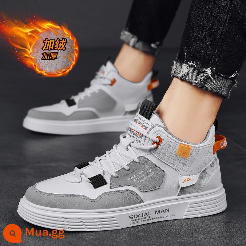 Giày Nam Mùa Xuân Mới 2023 Bé Trai Tất Cả Trận Đấu Hạt Điều Hoa Giày Sneaker Mùa Hè Cao Cấp Hợp Thời Trang Thương Hiệu Giày Thể Thao - [Phong cách ấm áp] Trắng