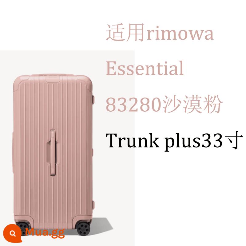 Thích hợp cho tay áo bảo vệ Rimowa cốp xe plus31 inch 33 inch rimowa hành lý bao đựng thiết yếu - Trunk Plus 33 inch 83280/Hồng cánh hoa/Hồng sa mạc kiểu góc siêu vừa vặn