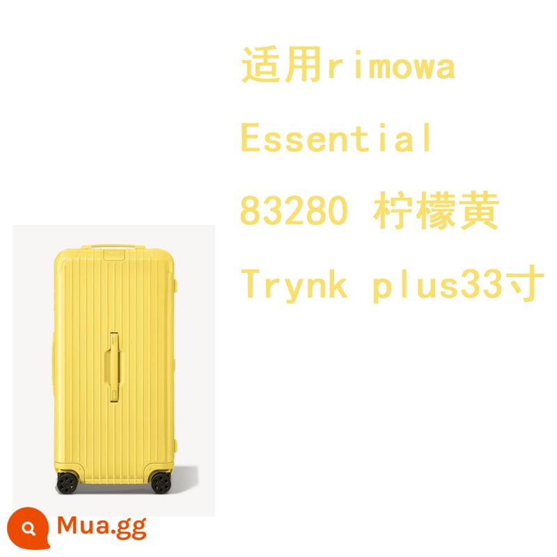 Thích hợp cho tay áo bảo vệ Rimowa cốp xe plus31 inch 33 inch rimowa hành lý bao đựng thiết yếu - Trunk plus 33 inch 83280/góc màu vàng chanh nắp hộp siêu kín