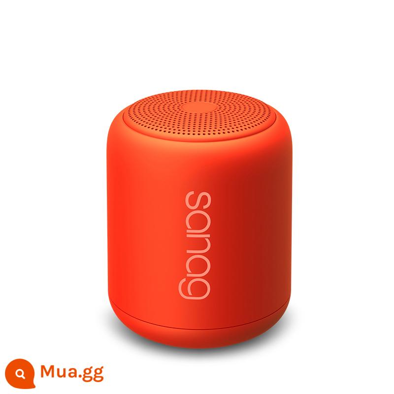 sanag không dây bluetooth âm thanh nhỏ loa siêu trầm di động ngoài trời mini máy tính xách tay gia đình loa nhỏ - Hippie Red [Phiên bản nâng cấp X6S]