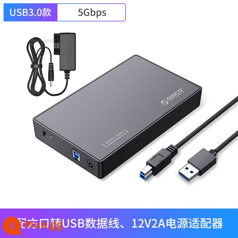 Hộp ổ cứng Orico Orico 3.5/2.5 inch usb3.0 cơ học trạng thái rắn ssd thay đổi ổ cứng di động bên ngoài vỏ hộp máy tính để bàn đa năng máy tính xách tay máy tính xách tay đầu đọc sata bên ngoài - [Mẫu chuẩn USB3.0]