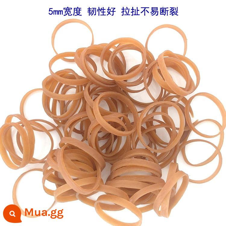 Dây buộc công cụ hình học áp tấm chữ G kẹp chỉ kim handmade tự làm chất liệu gói học sinh bộ màu chàm bùn - 5 dây cao su lớn (rộng 5 mm)