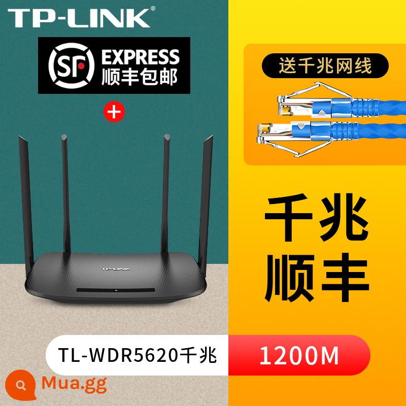 Shunfeng miễn phí vận chuyển] Bộ định tuyến không dây TP-LINK tốc độ cao xuyên tường tần số kép vua wifi tuyến mạng cáp quang gia đình Daping hàng trăm megabit cổng có dây gigabit đầy đủ khuếch đại không giới hạn rò rỉ dầu - 1200M băng tần kép] Cổng Gigabit] Phân phối SF Express] Đã gửi đường truyền mạng Gigabit