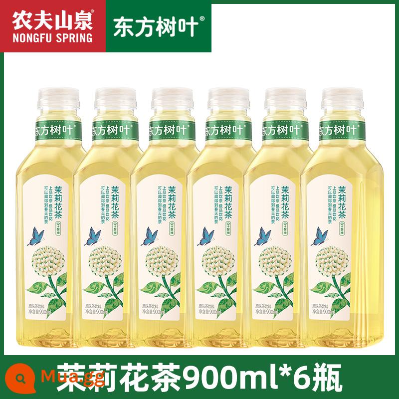 Nongfu núi mùa xuân lá phương đông uống trà không đường 900ml * 12 chai đầy đủ hộp hoa nhài cam xanh Pu'er trà ô long - [900ml*6 chai]Trà hoa nhài*6 chai