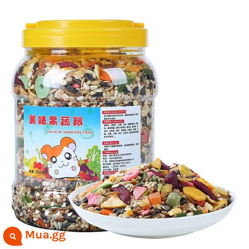 Hamster Ngũ Cốc Thực Phẩm Chủ Lực Gấu Vàng Sóc Chuột Đông Lạnh Ăn Nhẹ Thức Ăn Dinh Dưỡng Cao Cấp Ngũ Cốc Tự Phối Ngũ Cốc - 2501ml