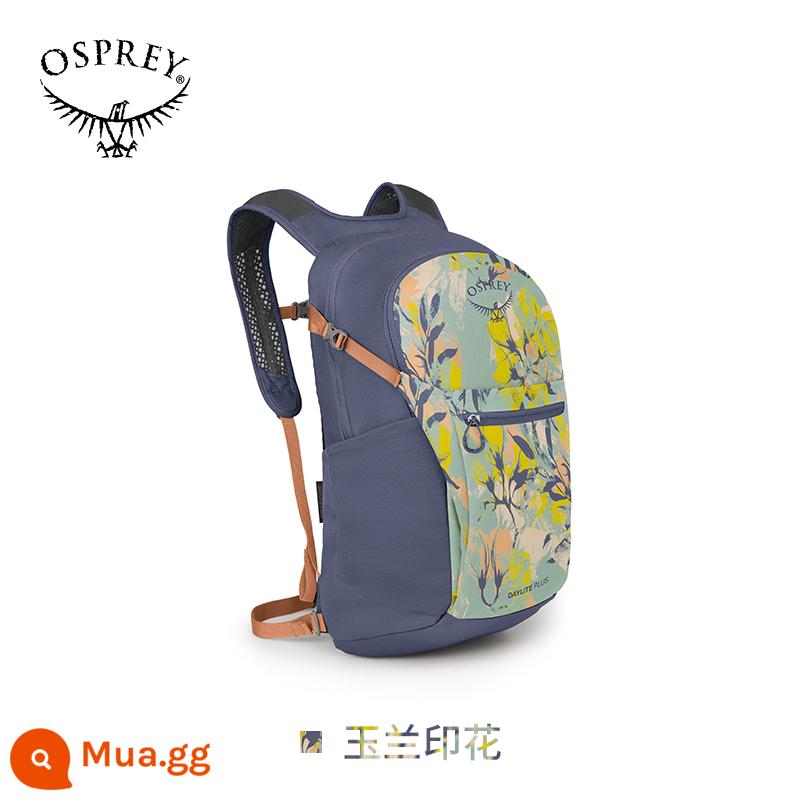 OSPREY Daylite Plus ánh sáng ban ngày + 20 lít ba lô kitty đa chức năng du lịch ngoài trời đi làm mới - in hoa mộc lan