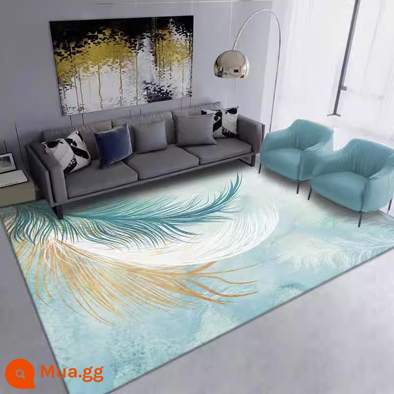 Thảm Phòng Khách 2023 Mới Sofa Bàn Chăn Ánh Sáng Cao Cấp Sang Trọng Sàn Full Shop Phòng Ngủ Đầu Giường Chăn Không Giặt - BO-361