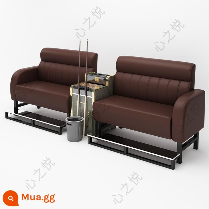 Bàn ghế bi-a mới ghế sofa bi-a ghế bi-a hội trường bi-a ghế đặc biệt ghế xem nhà sản xuất bàn ghế giải trí - Đệm xốp da nappa màu nâu sẫm sang trọng