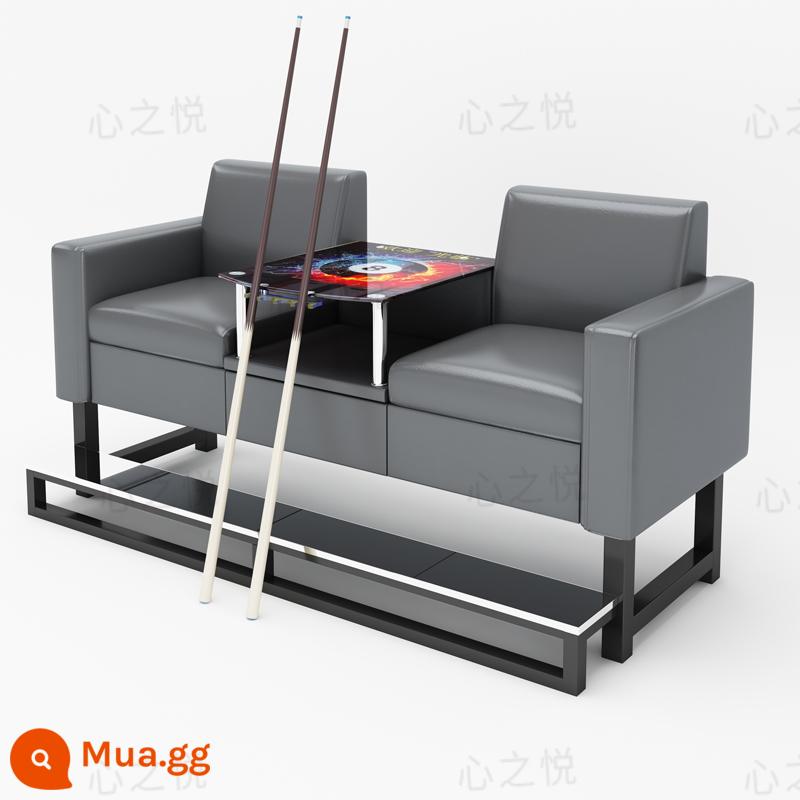 Bàn ghế bi-a mới ghế sofa bi-a ghế bi-a hội trường bi-a ghế đặc biệt ghế xem nhà sản xuất bàn ghế giải trí - Sub xám nhạt cao cấp 2 người