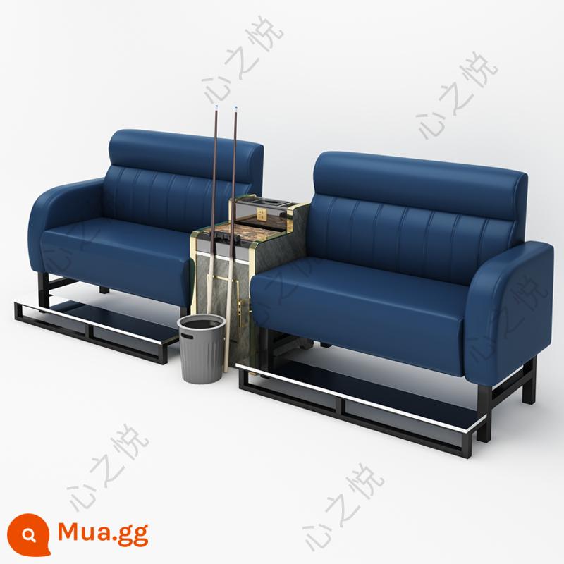 Bàn ghế bi-a mới ghế sofa bi-a ghế bi-a hội trường bi-a ghế đặc biệt ghế xem nhà sản xuất bàn ghế giải trí - Đệm xốp da Nappa sang trọng màu xanh dương Peacock