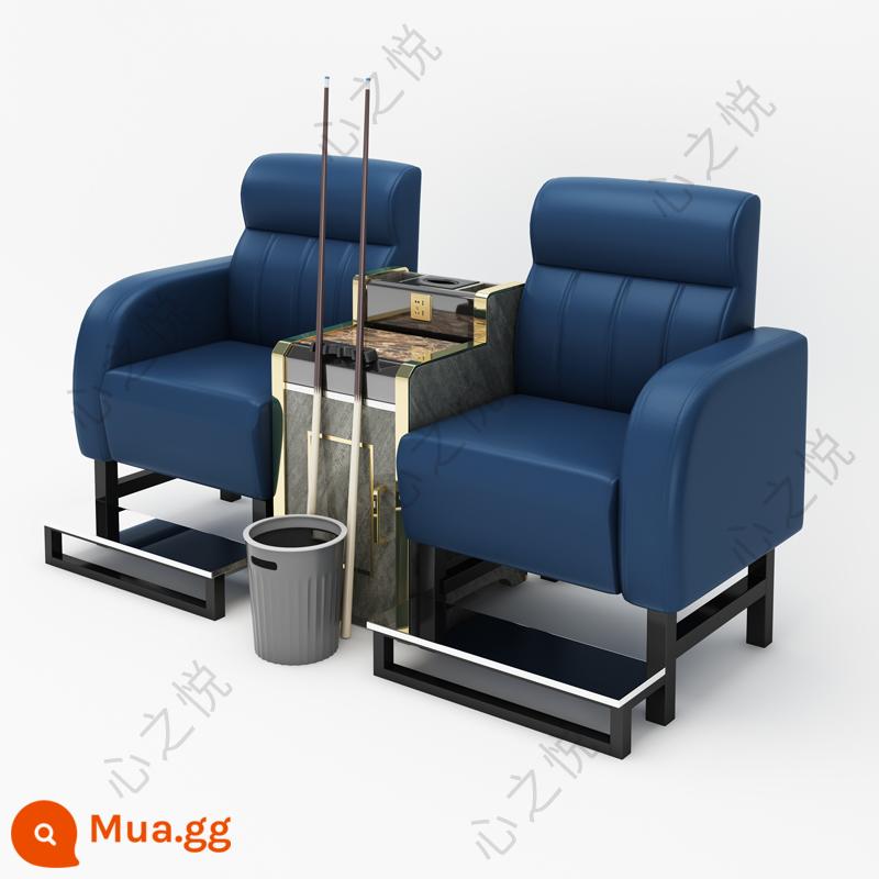 Bàn ghế bi-a mới ghế sofa bi-a ghế bi-a hội trường bi-a ghế đặc biệt ghế xem nhà sản xuất bàn ghế giải trí - Bàn cà phê gỗ sang trọng Molan 2 người Đệm ghế xốp da nappa sang trọng