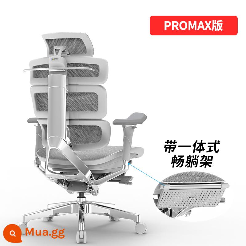 Ghế máy tính Ergomax Evolution2 Max ghế làm việc tại nhà ghế chơi game thoải mái ghế văn phòng - Phiên bản PROMAX xám Athens + khung nằm êm ái