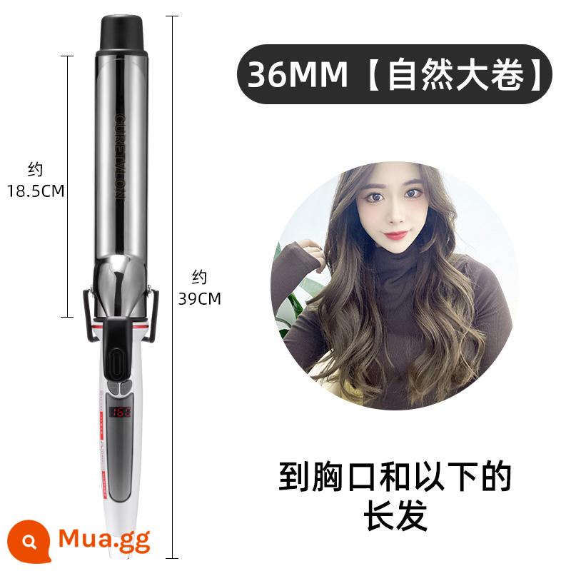 Máy uốn tóc Miyamura Haoqi cùng kiểu 40mm máy uốn tóc lớn ở tiệm cắt tóc Đặc biệt số 38 nhà tạo mẫu tóc là điện 36mm nữ - Những lọn tóc xoăn lớn tự nhiên 36MM-màu xám titan