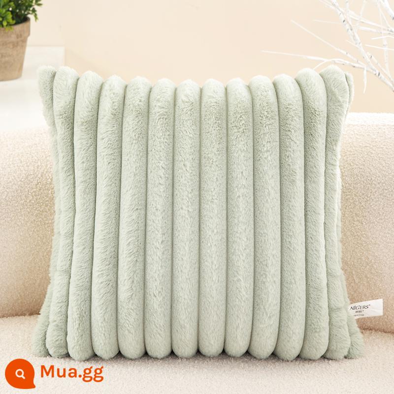 Gối Sofa Phòng Khách Ins Gió Sang Trọng Gối Đệm Lưng Dễ Thương Đệm Đèn Hiện Đại Sang Trọng Áo Gối Chần Gòn Không Lõi - Màu xanh bong bóng Manwei