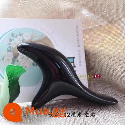 Nhựa sáp ong tam giác đế huyệt massage chim lớn báo chí dính chân massage chân đốt sống huyệt huyệt dính - Resin tam giác chim + tranh chân đen 1 cái