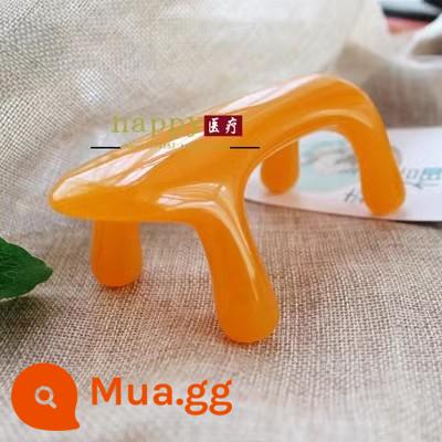 Nhựa sáp ong tam giác đế huyệt massage chim lớn báo chí dính chân massage chân đốt sống huyệt huyệt dính - Massage Chó + Huyệt Bản đồ Vàng 1