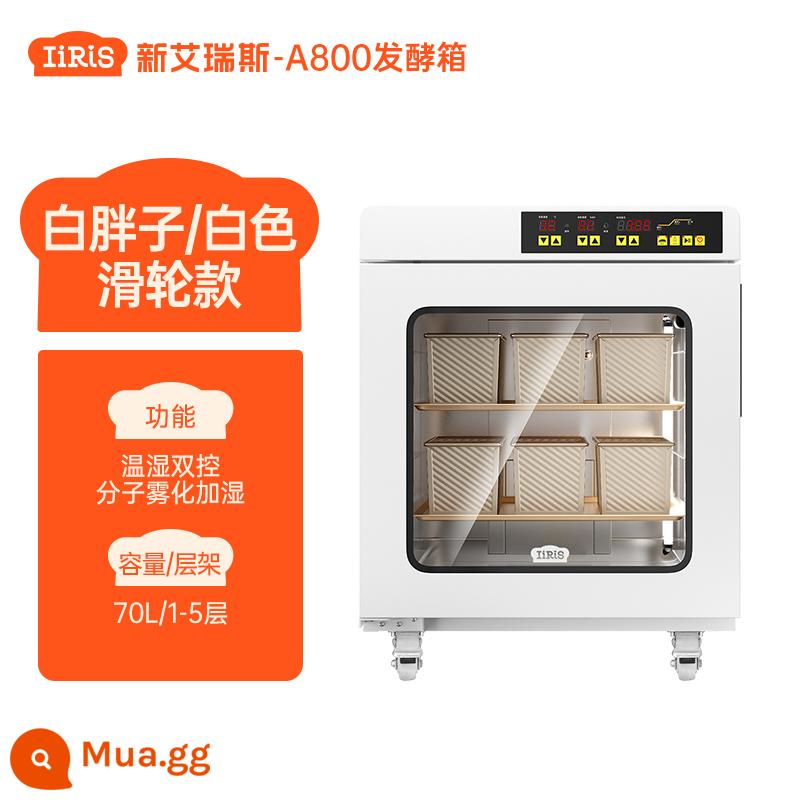 ERIS A800 White Fatty Bakery Bakery Home Thương mại nhỏ hemoton Bread Box Box Box Intelligence - Ròng rọc A800 màu trắng + 2 chảo nướng có thể nâng cấp với giá 30 nhân dân tệ