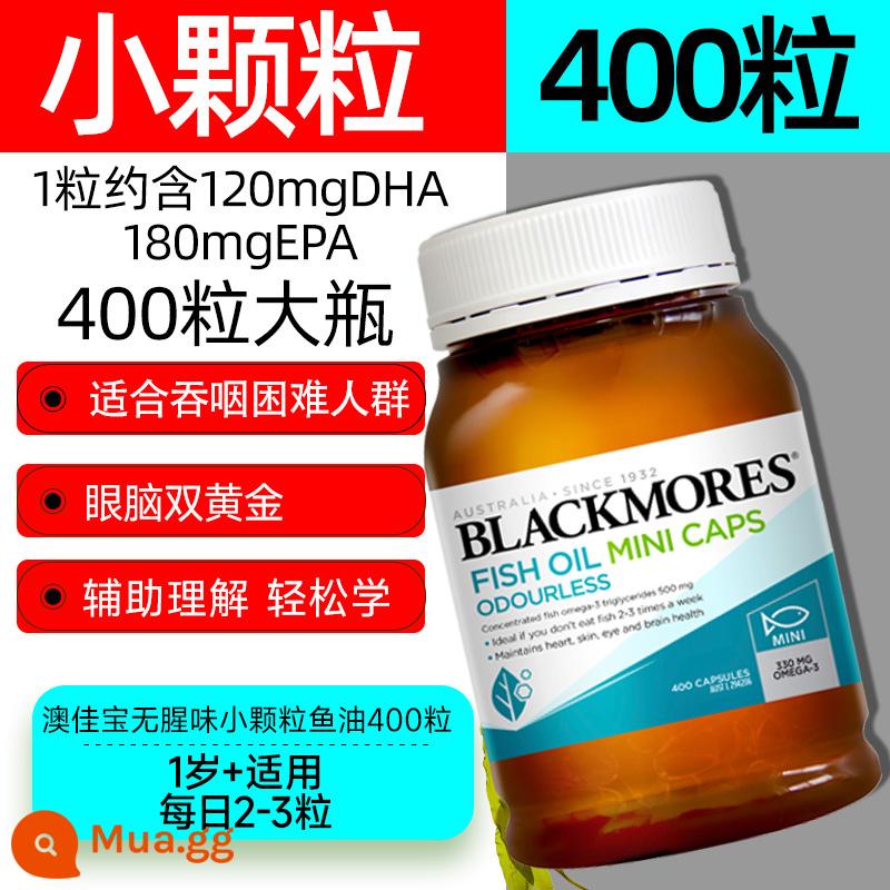 Dầu cá Gia Bảo Úc hàm lượng omega3 cao gấp 4 lần dha giúp tăng cường trí não và trí nhớ Học sinh, thiếu niên uống dầu gan cá - [DHA nâng cấp gấp 2 lần] 400 viên dầu cá hương chanh.