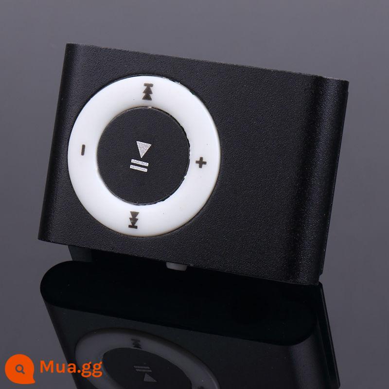 Máy nghe nhạc MP3 MP4 sinh viên thể thao màn hình mini máy nghe nhạc mp3 walkman với loa mini - Kẹp màu đen