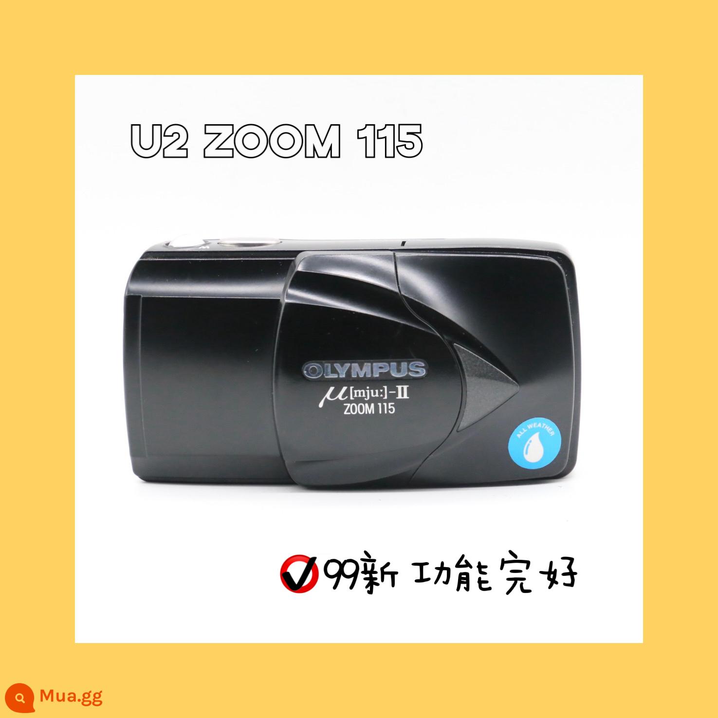 Olympus U2 Cố định Focus U1 U3 Zoom80 115 140 Máy ảnh tiêu cực Zhuangdafei đính kèm pin - U2 ZOOM 115 Ouyang Nana mẫu đen hiếm, 99 mới, tặng pin