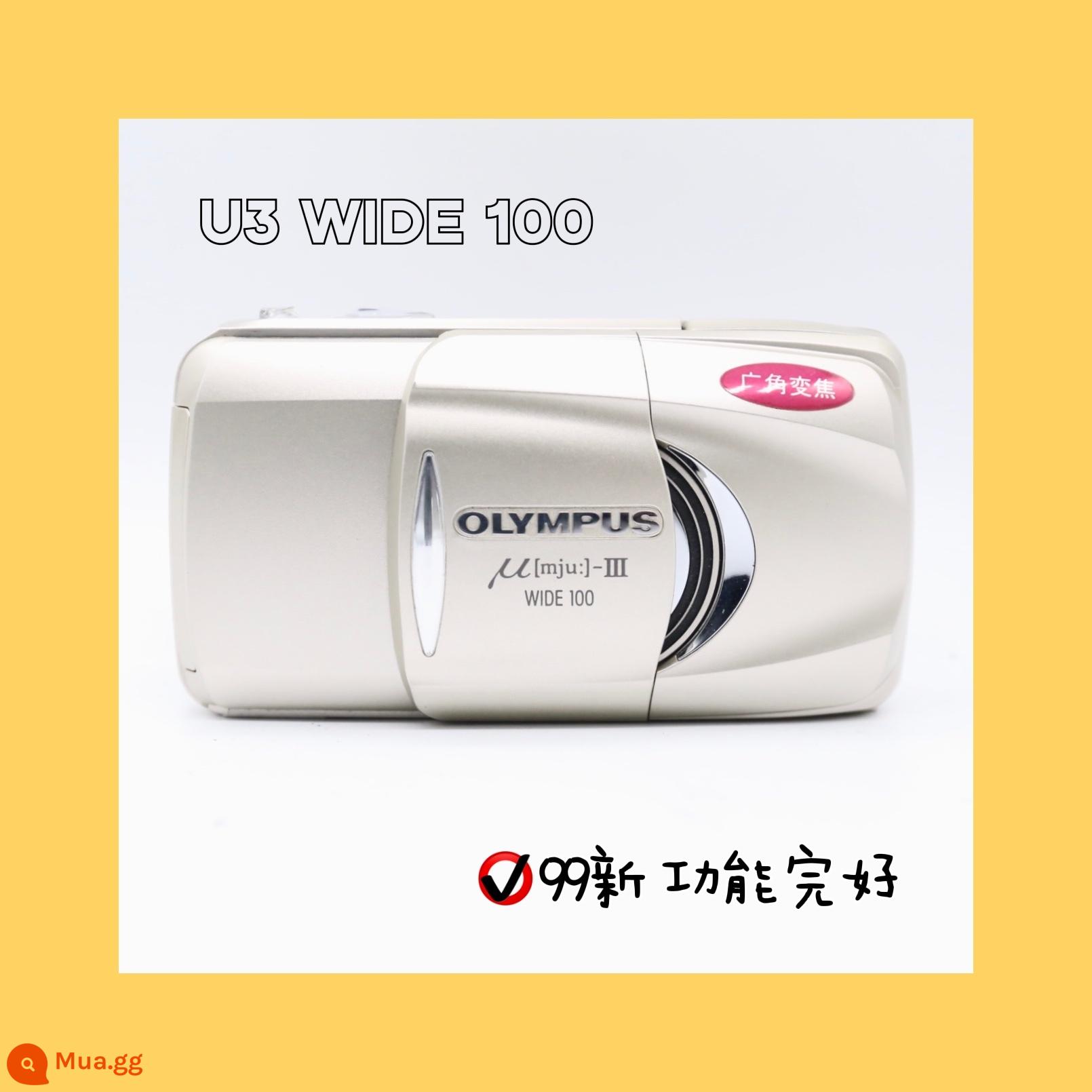 Olympus U2 Cố định Focus U1 U3 Zoom80 115 140 Máy ảnh tiêu cực Zhuangdafei đính kèm pin - U3 ZOOM 100 99 mới tặng kèm pin