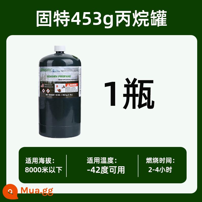 Chống cháy nổ bình gas propan Gute tự giải phóng GAS bếp ngoài trời đốt anh em BRS cắm trại cao nguyên núi cao bình gas phẳng - Propane tốt 453g*1 chai