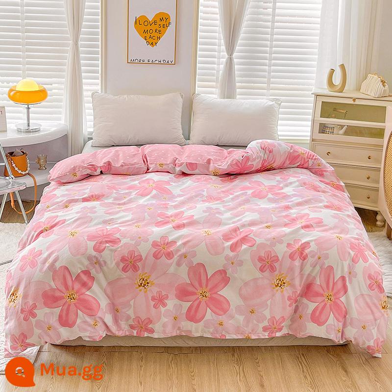 100% cotton Tân Cương vỏ chăn đơn mảnh vỏ chăn cotton 150x200x230 chăn trẻ em đơn 1.5m 180cm2 - có hoa