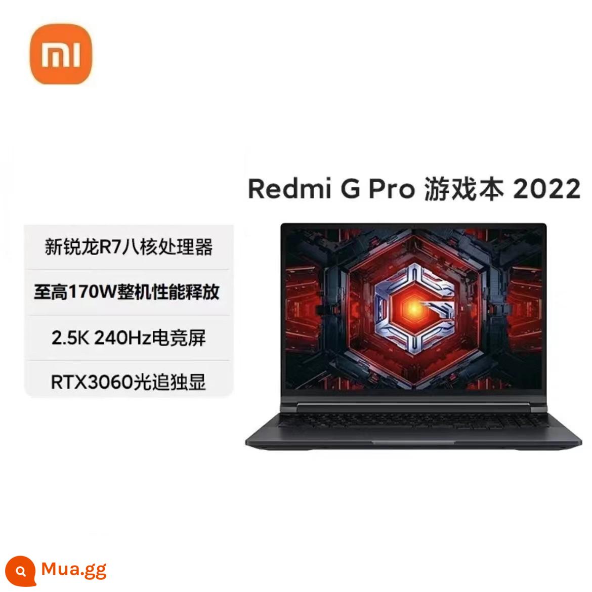 Xiaomi/Xiaomi Redmi G Game Ben 2022 12 Thế hệ Core 165Hz 3050TI Máy tính xách tay - ★R7-6800H/RTX3060-6G/240Hz/2.5K