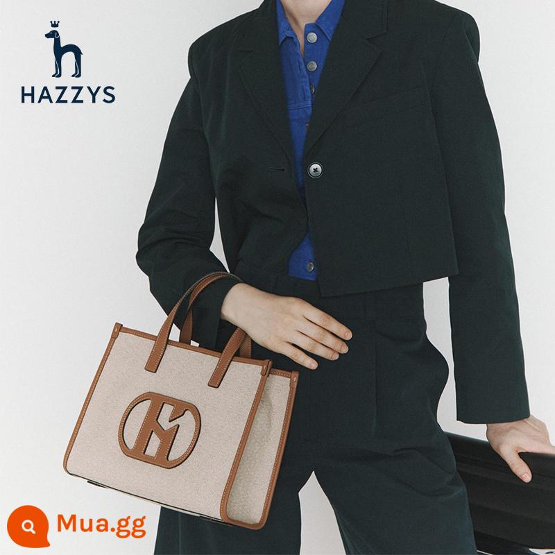 Hazzys Haggis Thương hiệu Túi Kiến thức Thời trang Ladies Bag Túi xách Mới Cao đẳng Gió Crossbody Túi Sclerper - Be