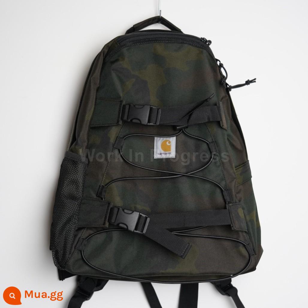 Ba lô Carhartt WIP Kickflip Backpack Ba lô học sinh ván trượt Carhart 006288G - Ngụy trang Camo Điểm thường xanh