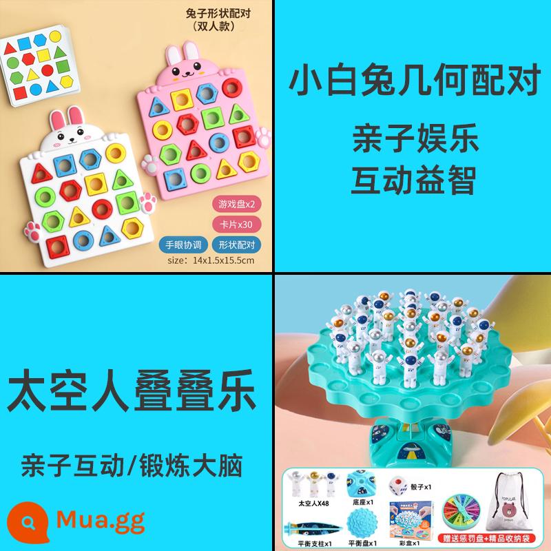 Câu đố dành cho trẻ em cân bằng phi hành gia board game Jenga đồ chơi tương tác giữa cha mẹ và con cái để bàn trận chiến tập trung đôi - Con lạc đà