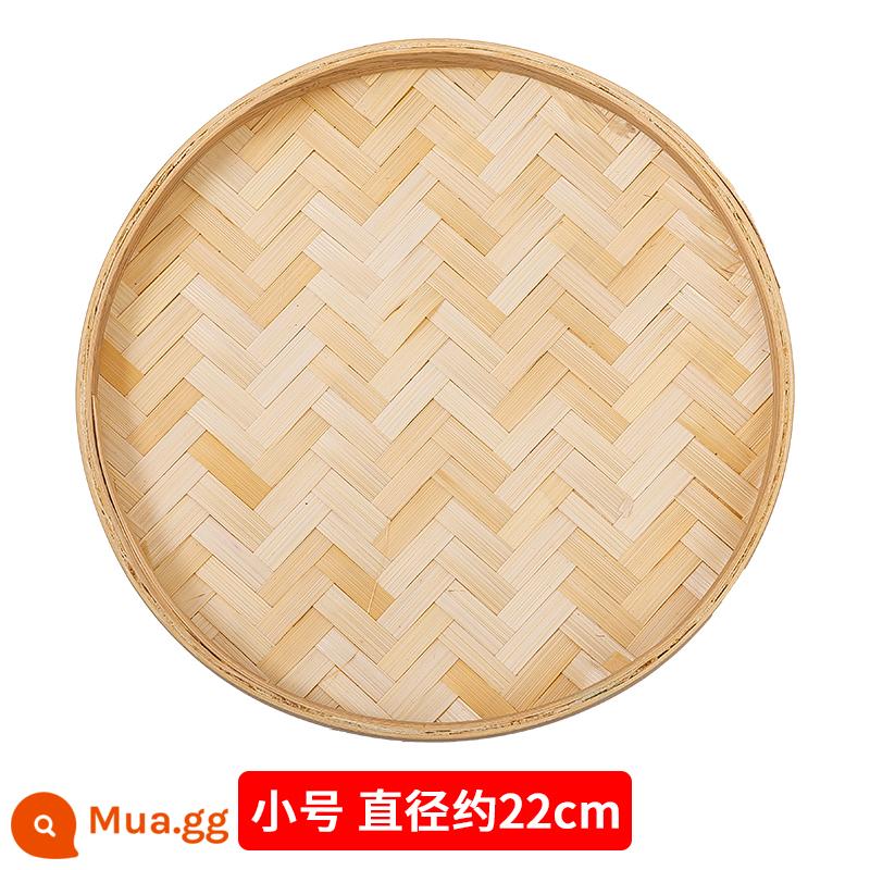 Vòng quét dọn mặt dây chuyền trên không tre dệt tranh trang trí handmade trẻ em tự làm mẫu giáo vòng chất liệu sáng tạo tre sàng - Mảng Tre Tròn [Nhỏ 22cm]