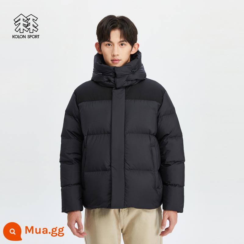 KOLON SPORT Kolon ngoài trời nam xuống áo khoác thể thao mùa đông ấm áp ngỗng xuống áo khoác áo khoác - BK đen