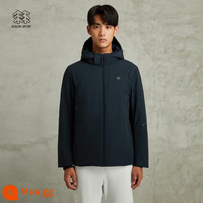 KOLON SPORT Kolon down jacket nam ngoài trời không thấm nước nhẹ lông ngỗng áo khoác chống gió và thoáng khí - Tây Tạng Xanh NV