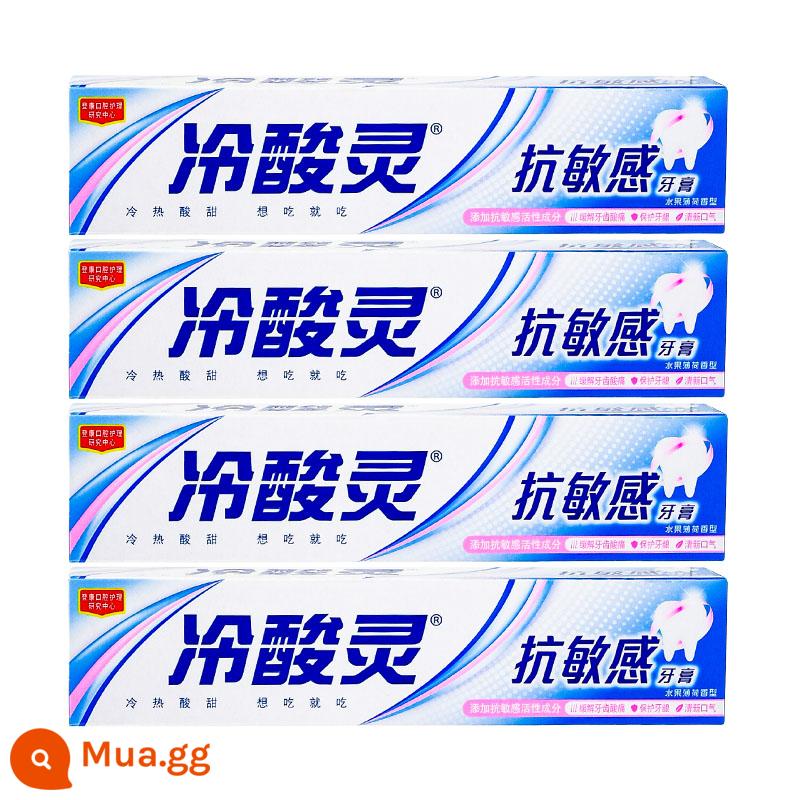 Kem đánh răng chống nhạy cảm kép Lengsuanling 90g/160g Hơi thở thơm mát White Paste Family Giá cả phải chăng Chính thức - 4 gói