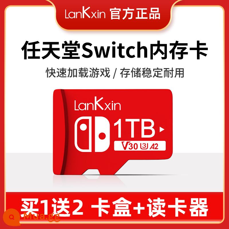 [Bán hàng trực tiếp chính hãng] Thẻ nhớ Nintendo Switch 512g lưu trữ máy chủ NS tốc độ cao thẻ sd mở rộng thẻ tf - ①TB Thẻ nhớ chuyên dụng Nintendo Switch [Hộp đựng thẻ gửi + đầu đọc thẻ]