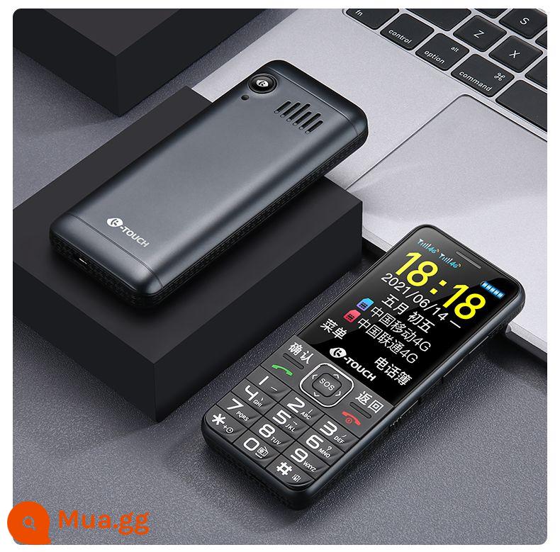 Tianyu E2 Full Netcom 4G Điện Thoại Người Già Mobile Unicom Telecom Edition Nam Nữ Siêu Mỏng Thời Gian Chờ Dài Nút Chính Hãng Thẳng Điện Thoại Người Già.Màn Hình Lớn, Chữ To, Âm Thanh Lớn, Chức Năng Dự Phòng Cho Học Sinh Tiểu Học - đen