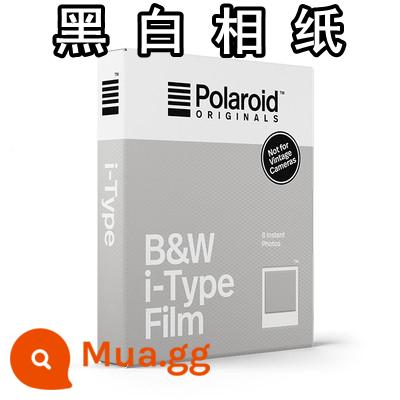 Chụp ảnh một lần Polaroid i-1 mới Máy ảnh macro sinh viên Polaroid Polaroid hiện lấy nét tự động - Giấy ảnh đen trắng i-Type, hộp 8 tờ