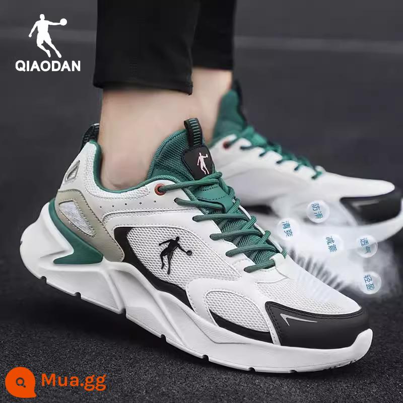 Giày Thể Thao Jordan Nam 2024 Xuân Hè Mới Giày Chính Thức Soái Hạm Chính Hãng Lưới Chạy Bộ - Jordan White/Alfalfa Green 295 (lưới thoáng khí)