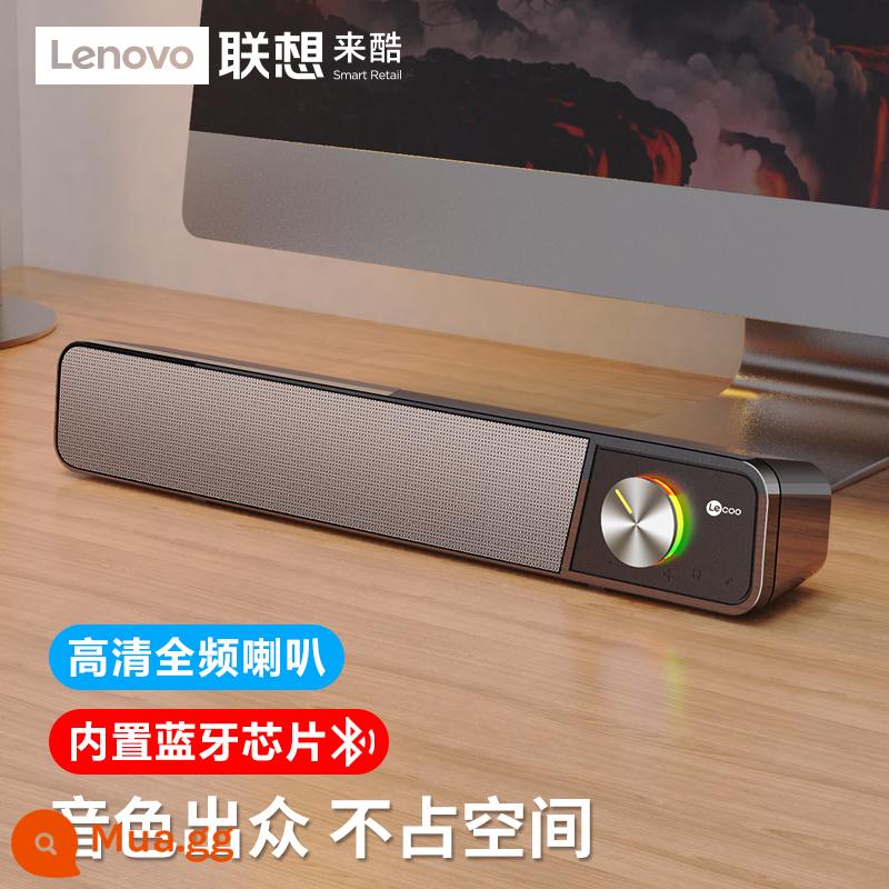 Âm thanh máy tính Lenovo Lecoo Loa Bluetooth có micrô loa siêu trầm máy tính để bàn máy tính xách tay điện thoại di động đa năng - DS111 Black [Phiên bản nâng cấp Bluetooth có dây]