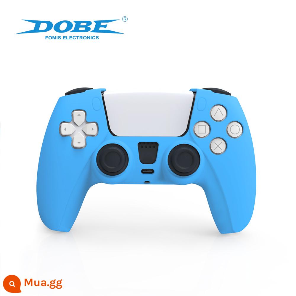 Bao silicon bảo vệ tay cầm PS5 chính hãng Bao silicon bảo vệ tay cầm PS5 Bao bảo vệ tay cầm chơi game PS5 Vỏ mềm chống trượt - Vỏ silicon điều khiển PS5 chính hãng DOBE màu xanh lam đi kèm nắp Rocker Cat Claw