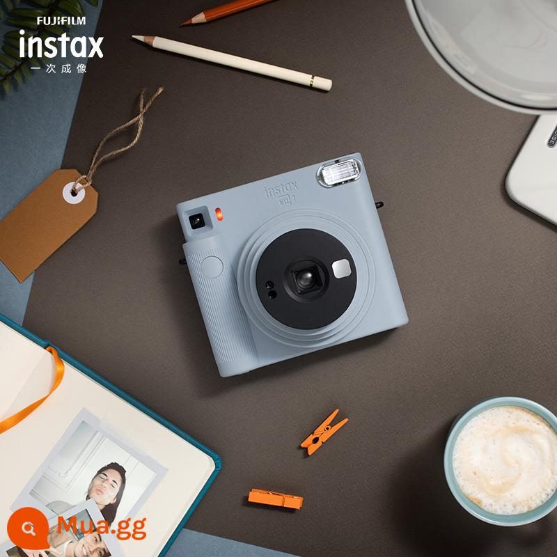 Fuji Camera Instax SQ1 Cung cấp năng lượng Self -Paper Selfie Mei Yan Hộp quà với Gói Mini11 Phiên bản nâng cấp - sông băng màu xanh