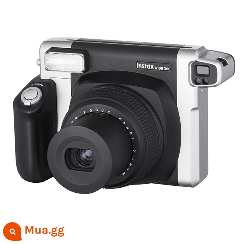 Fuji instax một lần chụp ảnh Polaroid WIDEw300 máy ảnh rộng 5 inch giấy ảnh cỡ lớn retro 11 - Máy ảnh đen đen (W300)