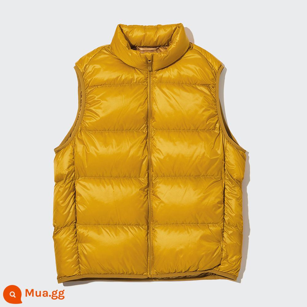 Áo vest lông vũ cao cấp Uniqlo nam/nữ (chăn bông rộng) (áo vest nhẹ ấm, không thấm nước) 449632 - 45 vàng chanh