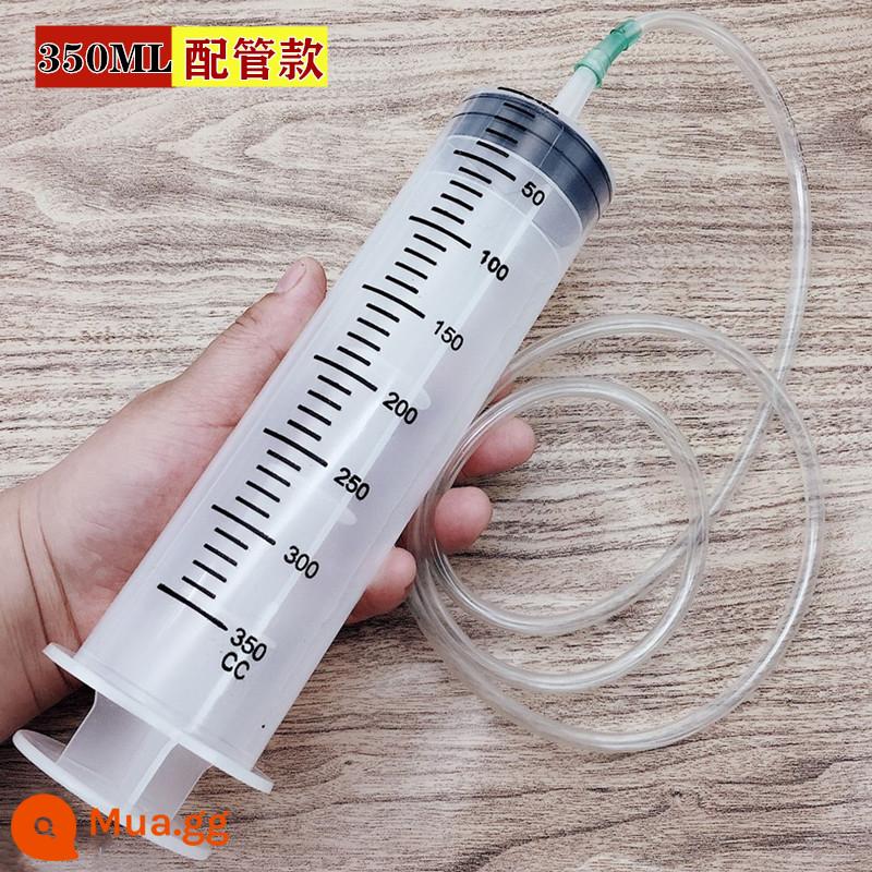 500 \ 20ml lớn nhựa dung tích lớn ống tiêm ống tiêm bơm dầu kim ống ăn thuốc xổ keo làm đầy thiết bị - Ống 350ML + 1 mét