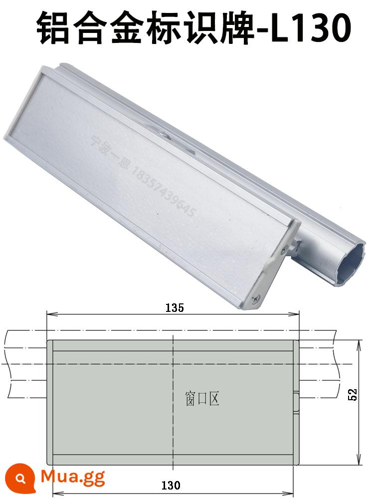 28mm hợp kim nhôm nạc ống thế hệ thứ ba cần dây phụ kiện ống nhôm hồ sơ ống tròn khớp nối làm việc xe đẩy - Ký hiệu hợp kim nhôm-L130