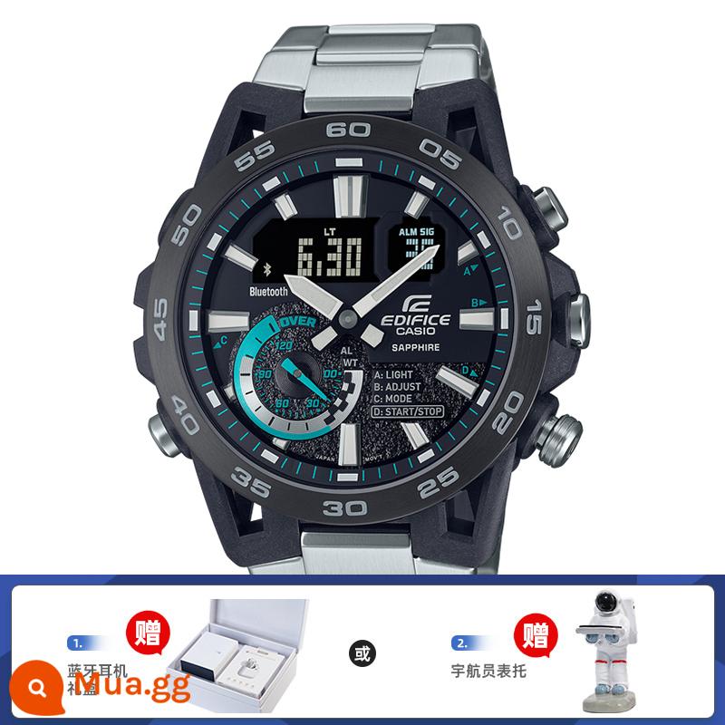 Đồng hồ CASIO Chủ đề đua xe dành cho các chàng trai Heart of Steel Business Ánh sáng kiên cường ECB-2000YPB-1APR - 6.ECB-40YDB-1APR đi kèm hộp quà tặng tai nghe Bluetooth hoặc giá đỡ đồng hồ phi hành gia